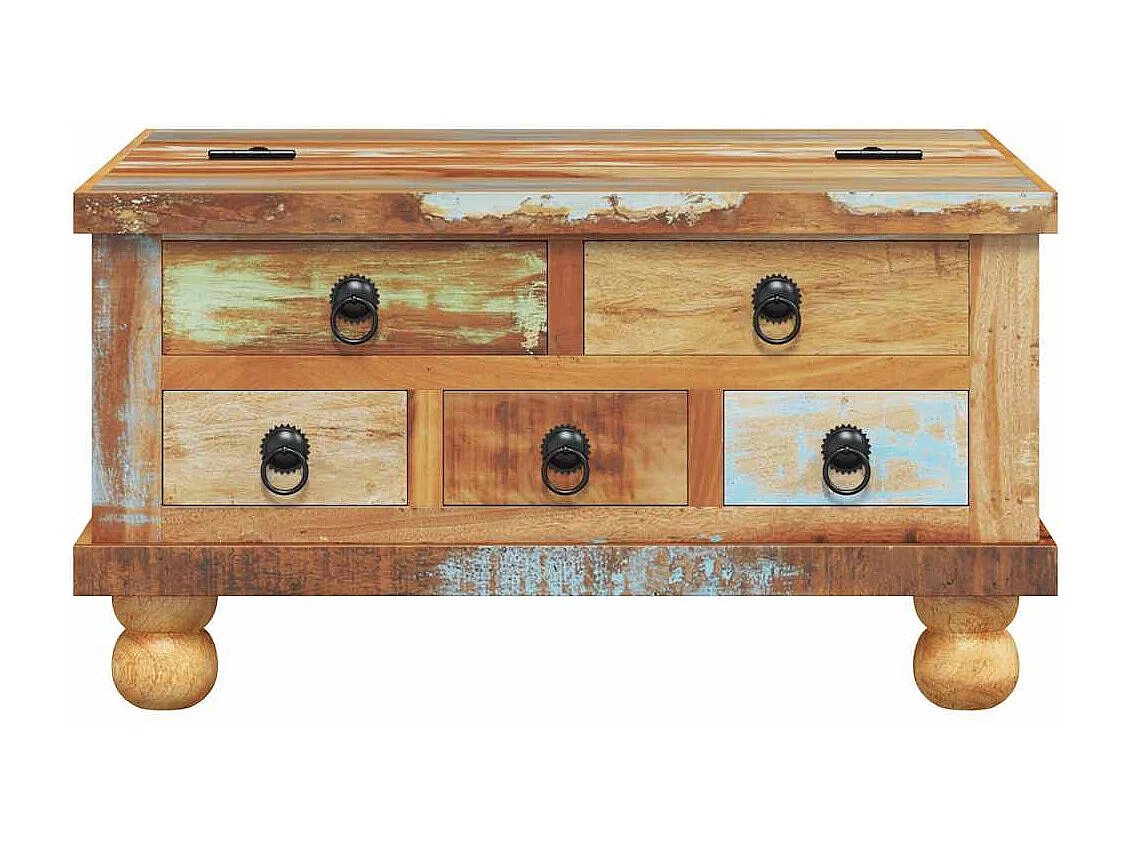 Table basse Bois de récupération 70 x 70 x 38 cm