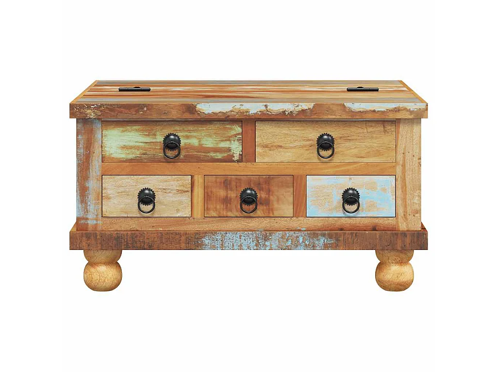 Table basse Bois de récupération 70 x 70 x 38 cm