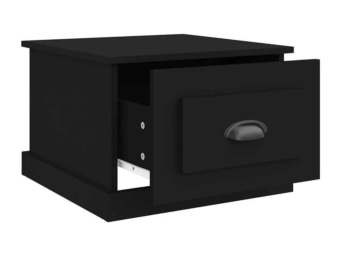 Mesa de centro 50x50x35 cm derivados madeira preto