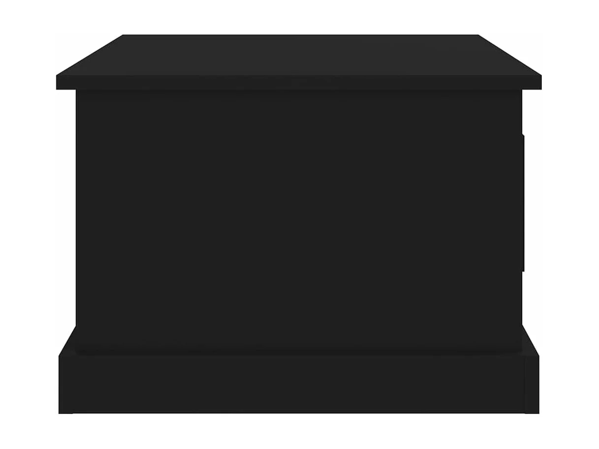 Mesa de centro 50x50x35 cm derivados madeira preto