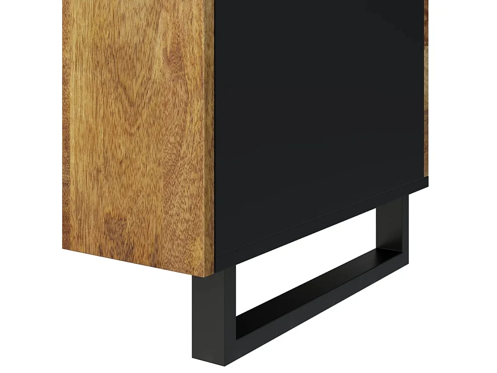 Couchtisch 100x54x40 cm Massivholz Mango & Holzwerkstoff