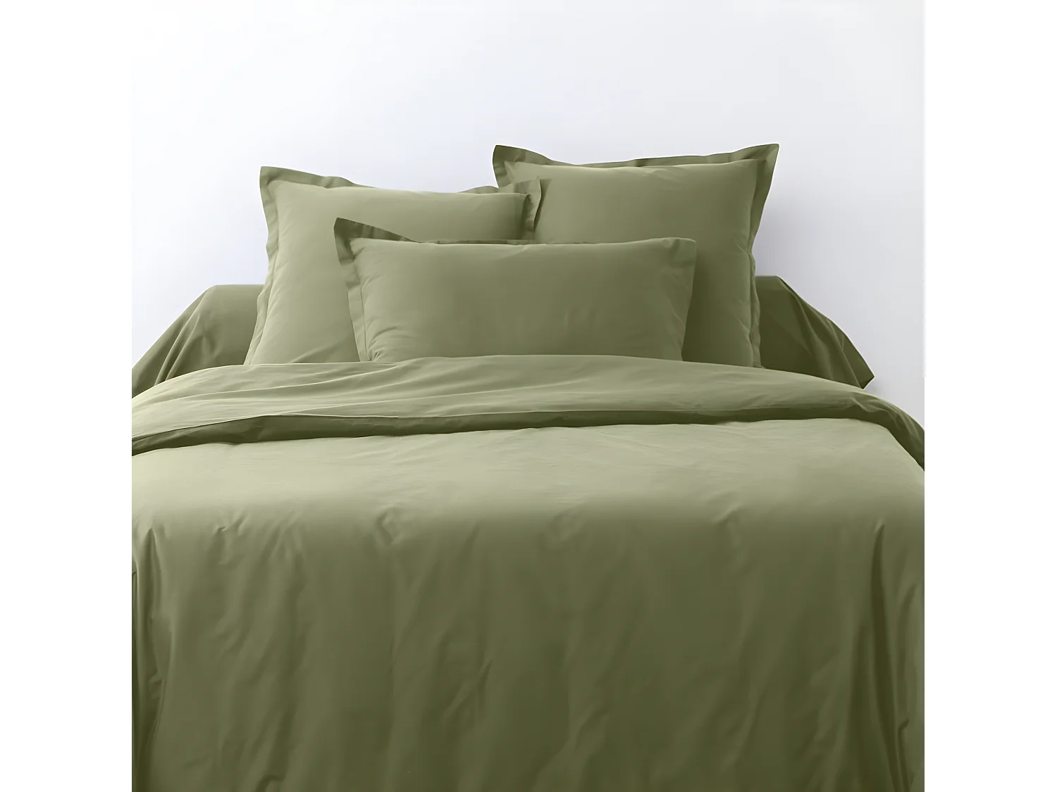 Lot de 2 taies d'oreiller 50x70 cm rectangle 100% Coton 57 fils Verveine