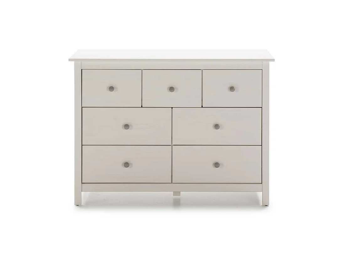 Commode 7 tiroirs Blanc- CHOUET