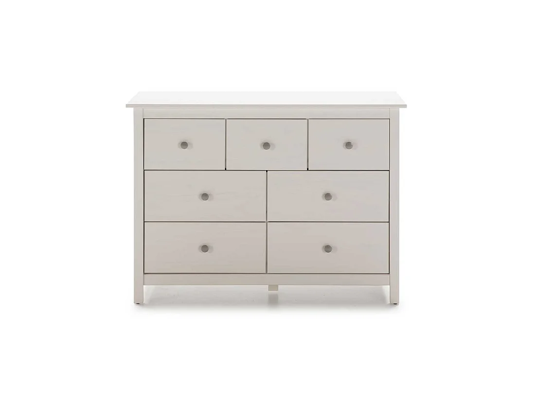 Commode 7 tiroirs Blanc- CHOUET