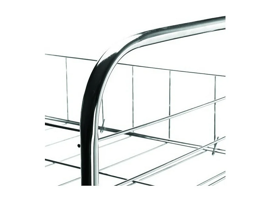 Chariot de cuisine polyvalent 3 niveaux chromé