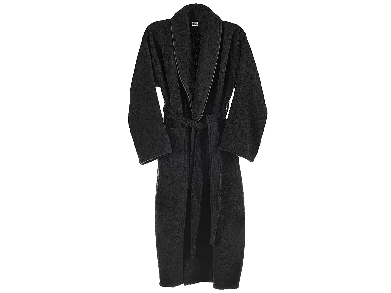 PEIGNOIR L/XL 360 gr/m2 100% coton Noir