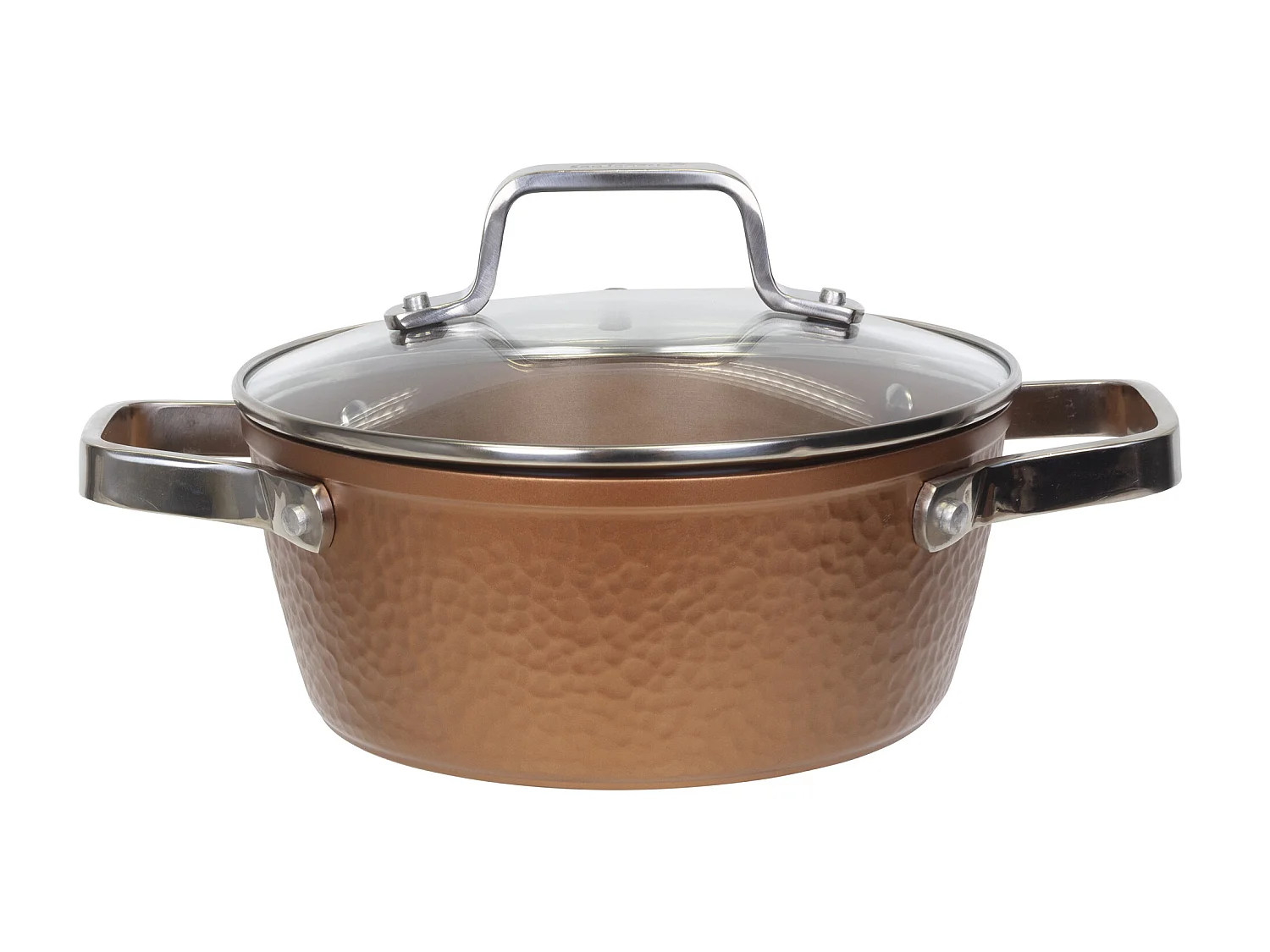 Casserole avec couvercle 24x10.4cm aluminium forgé induction, Origen collection