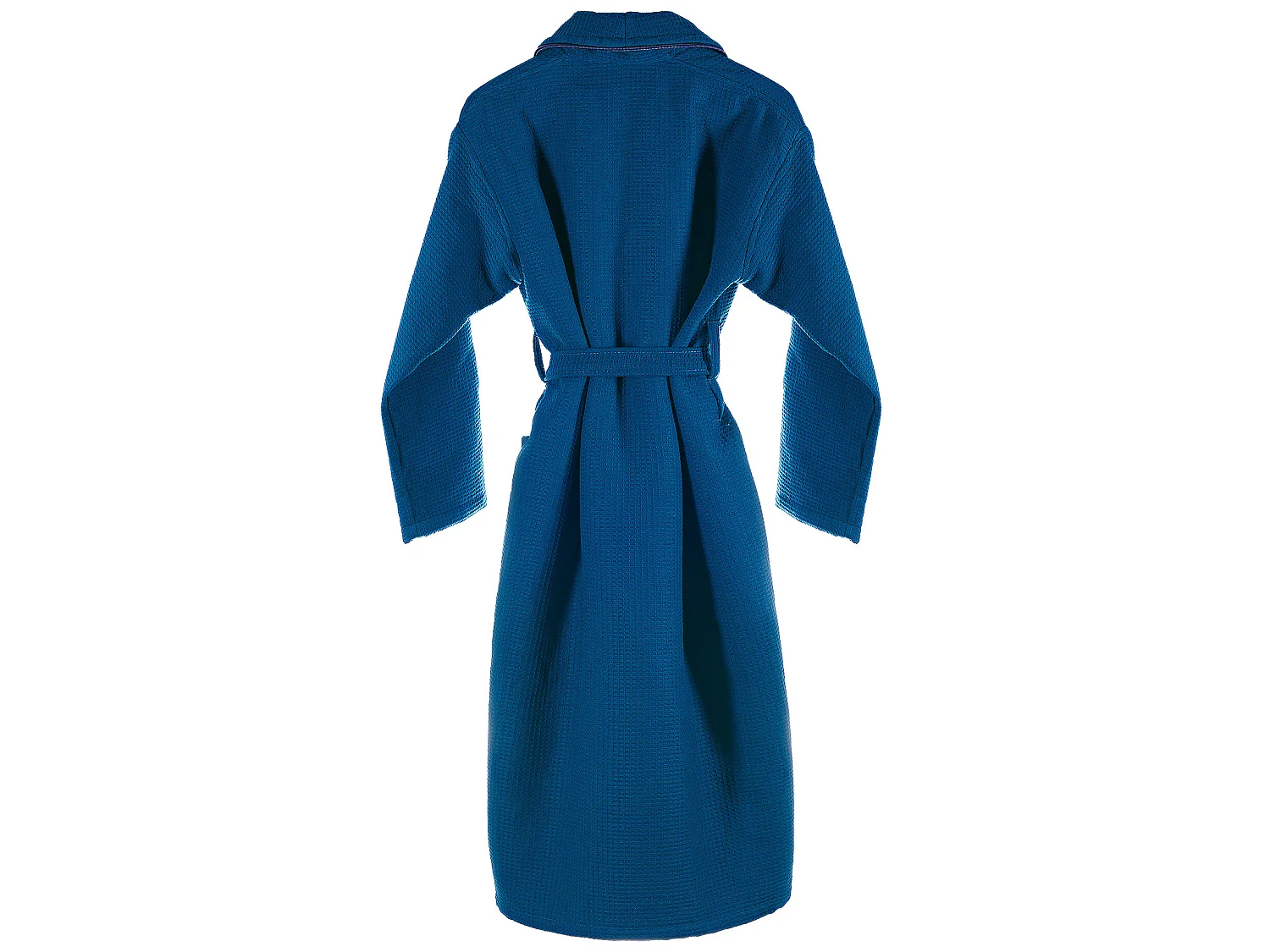 PEIGNOIR L/XL 360 gr/m2 100% coton Nid d'abeille Bleu marine