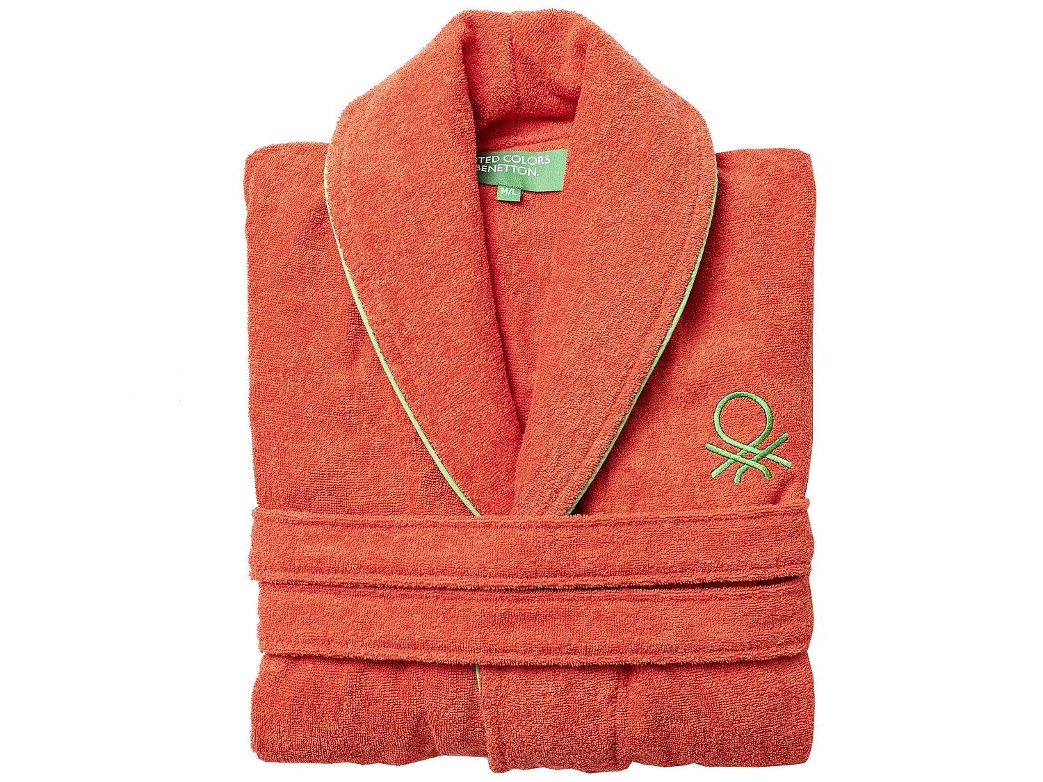 PEIGNOIR L/XL 360GSM 100% COTON ROUGE ARC-EN-CIEL