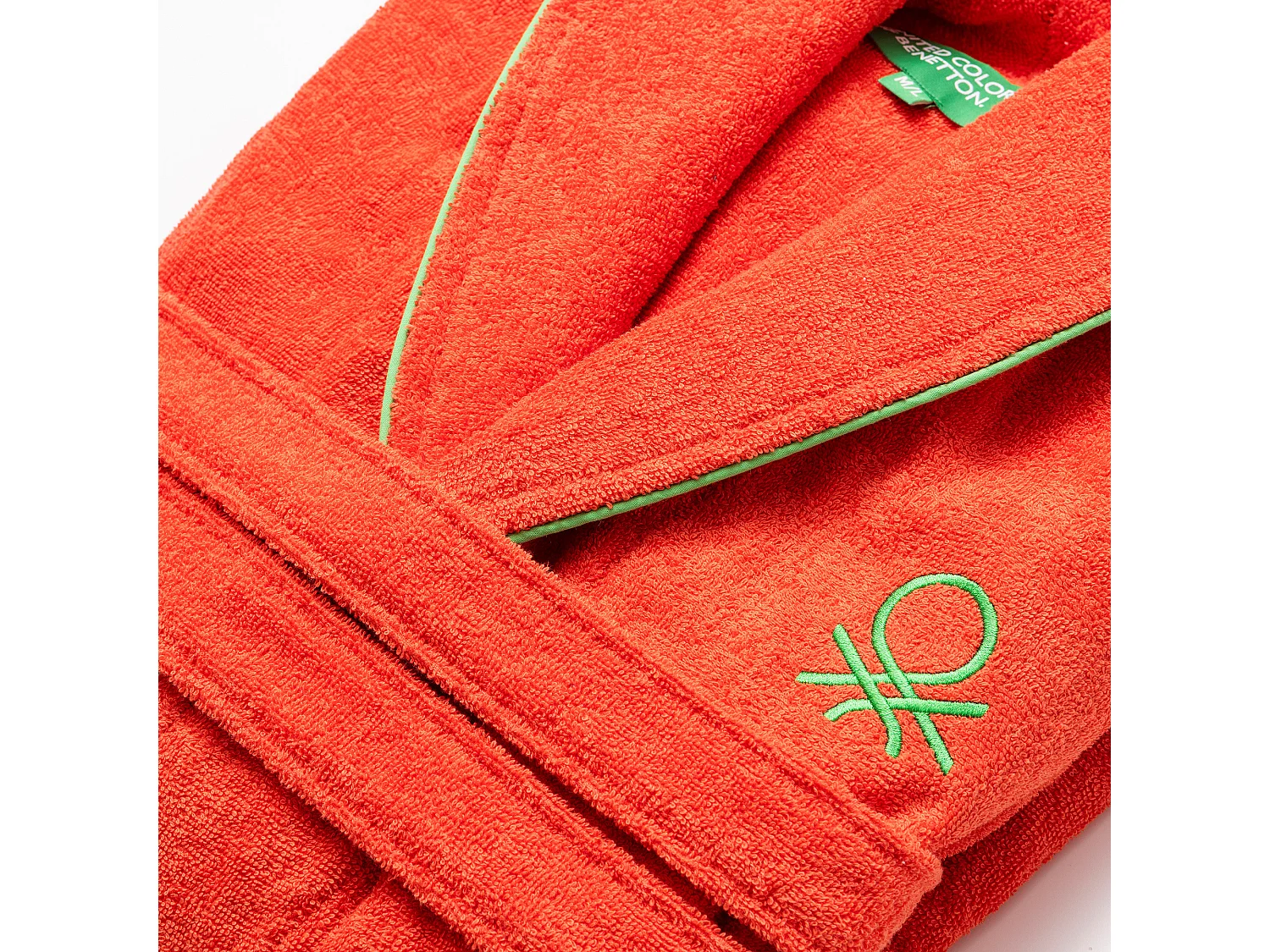 PEIGNOIR L/XL 360GSM 100% COTON ROUGE ARC-EN-CIEL