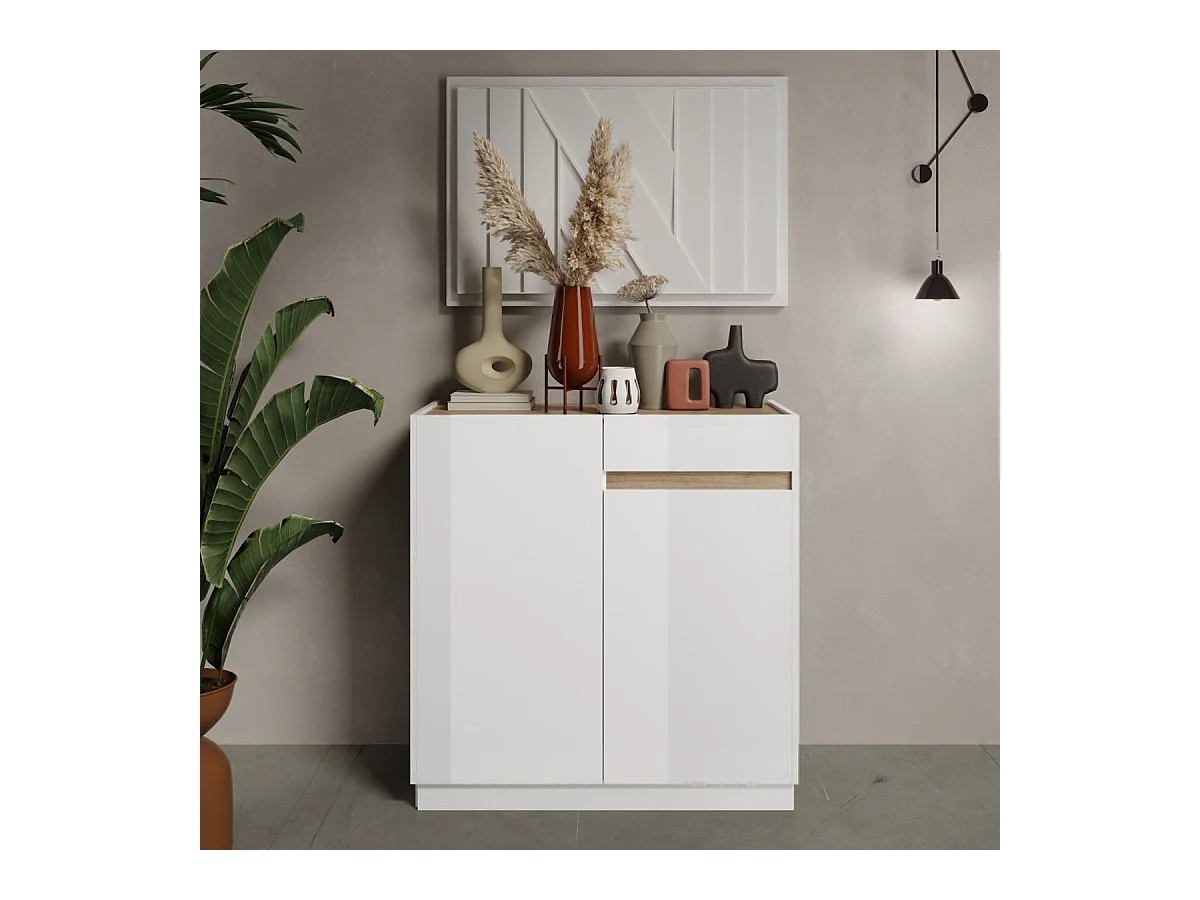 Petit buffet 2 portes 1 tiroir Utopia - L105 cm