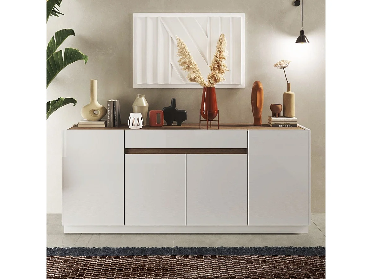 Móvel de TV 2 portas e 2 gavetas Utopia - L205 cm