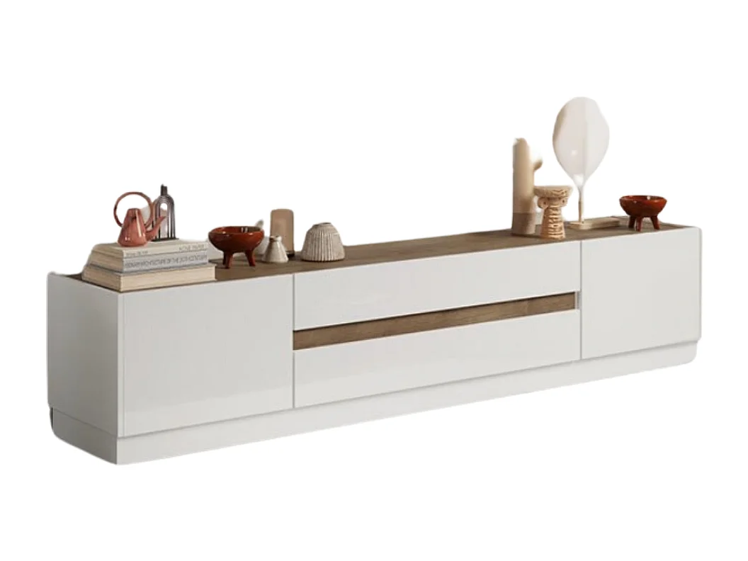Móvel de TV 2 portas e 2 gavetas Utopia - L205 cm