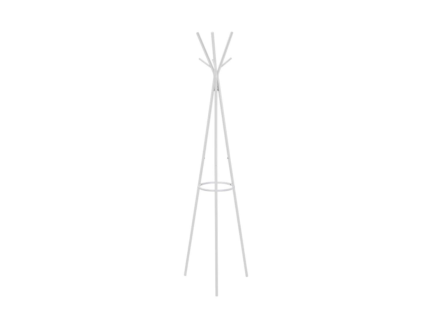 Porte-manteau - H173cm x L45cm x P39cm - métal blanc - Arc