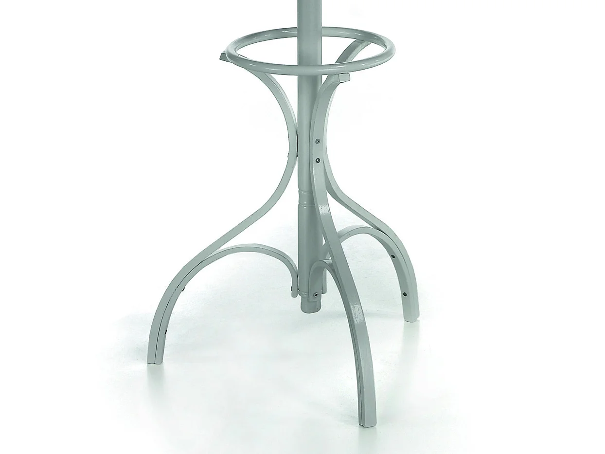 Perchero giratorio - A183cm x L48cm x F51cm - madera color gris - Retro