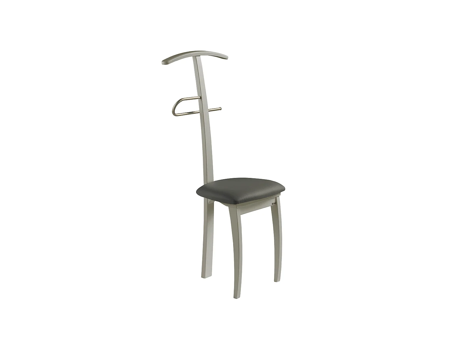 Valet de nuit - H108cm x L46cm x P44cm - hêtre massif taupe - Stilizzato