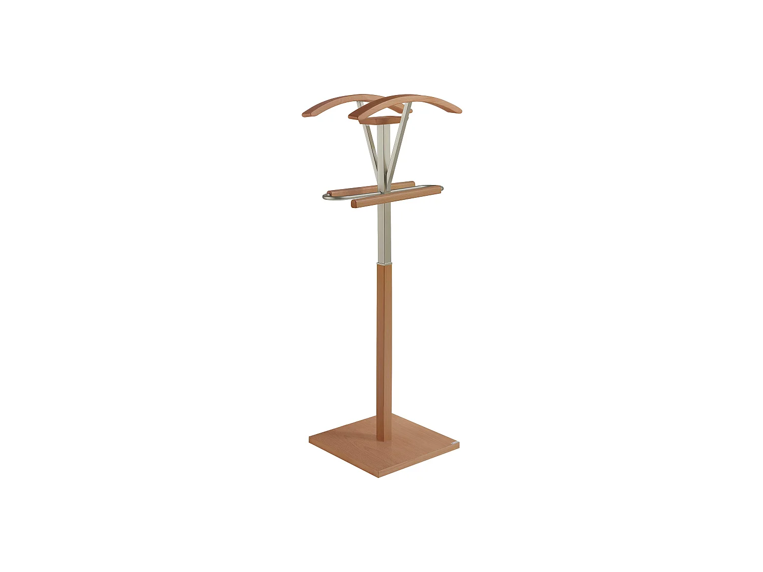 Valet de nuit - H110cm x L47cm x P34cm - hêtre massif cerisier - Couple