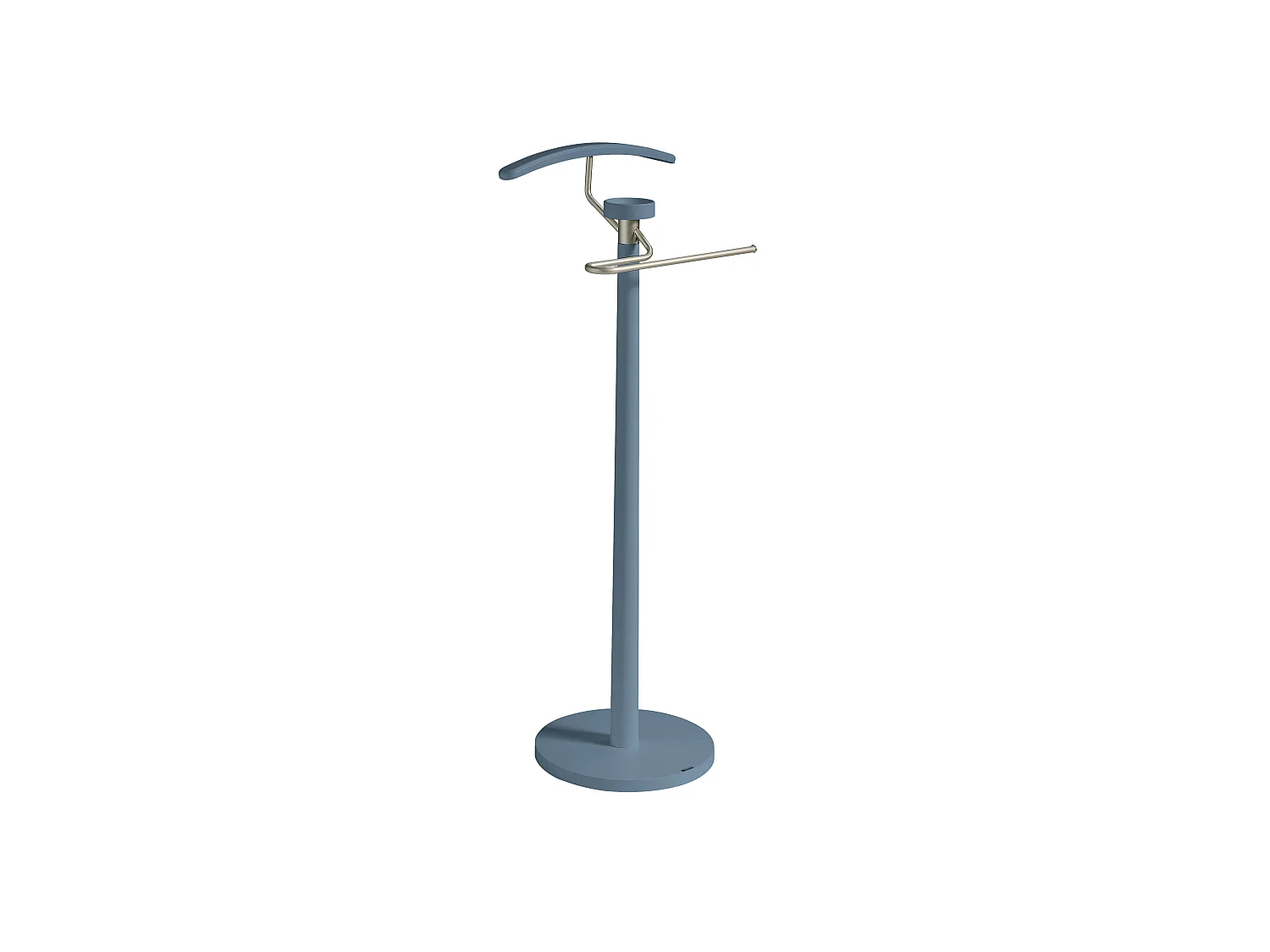 Valet de nuit - H112cm x L46cm x P34cm - hêtre massif bleu - Bold