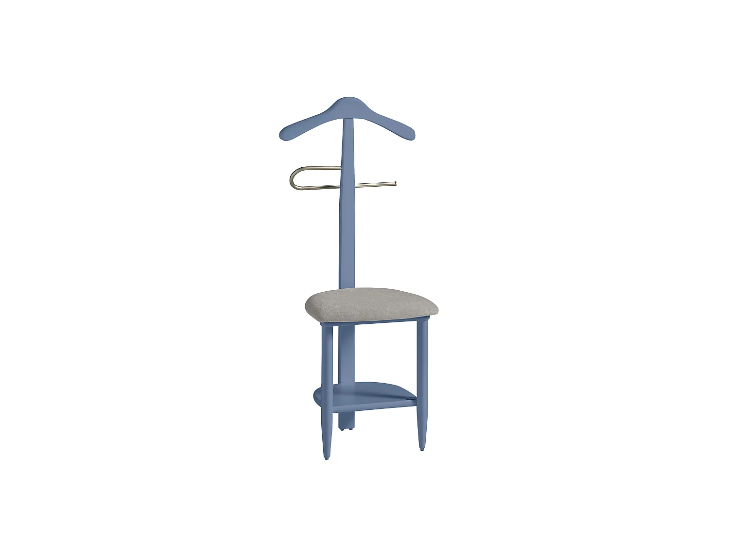 Cabide - A105cm x L45cm x F41cm - faia maciça azul - Sedie