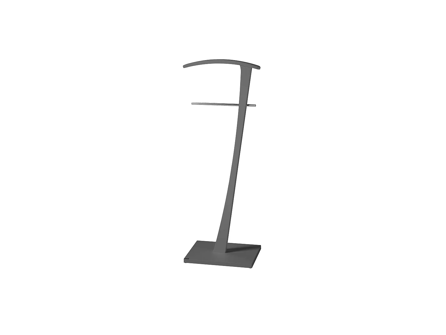 Valet de nuit - H115cm x L48cm x P28cm - hêtre massif gris - Lindes