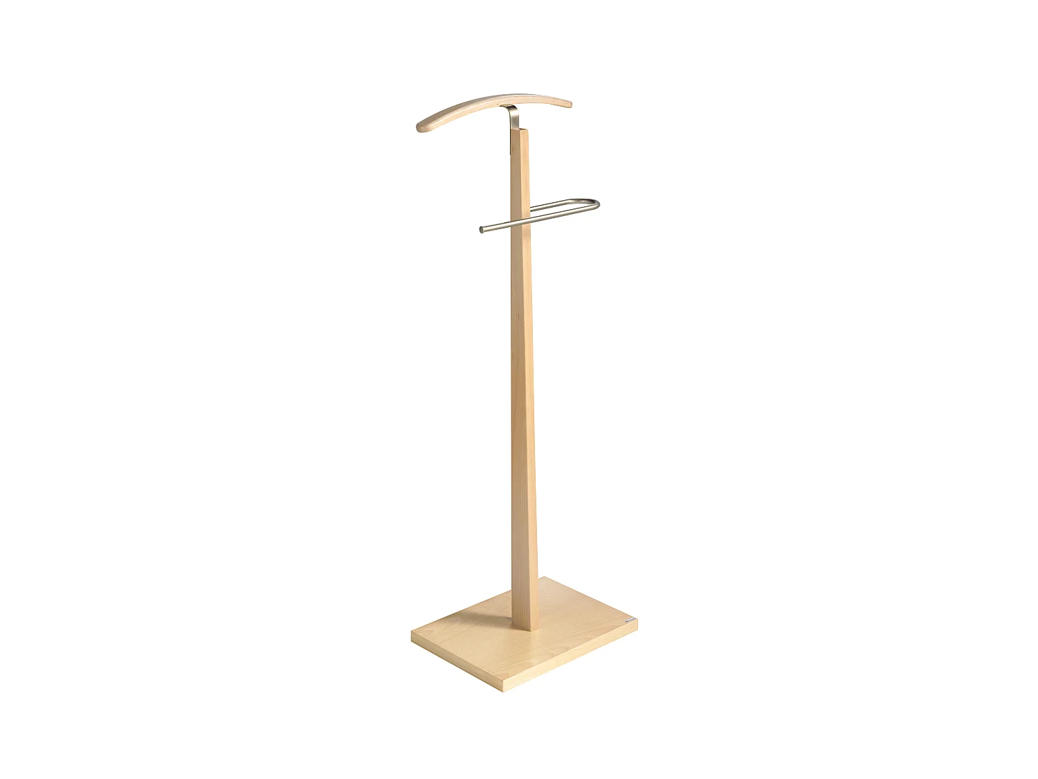 Valet de nuit - H114cm x L48cm x P28cm - hêtre massif naturel - Smart