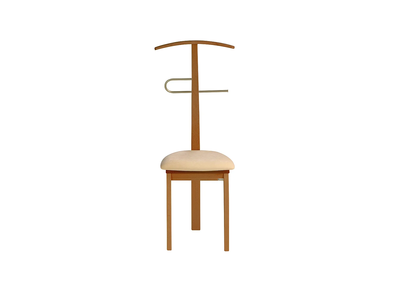 Valet de nuit - H108cm x L46cm x P44cm - hêtre massif cerisier - Stilizzato
