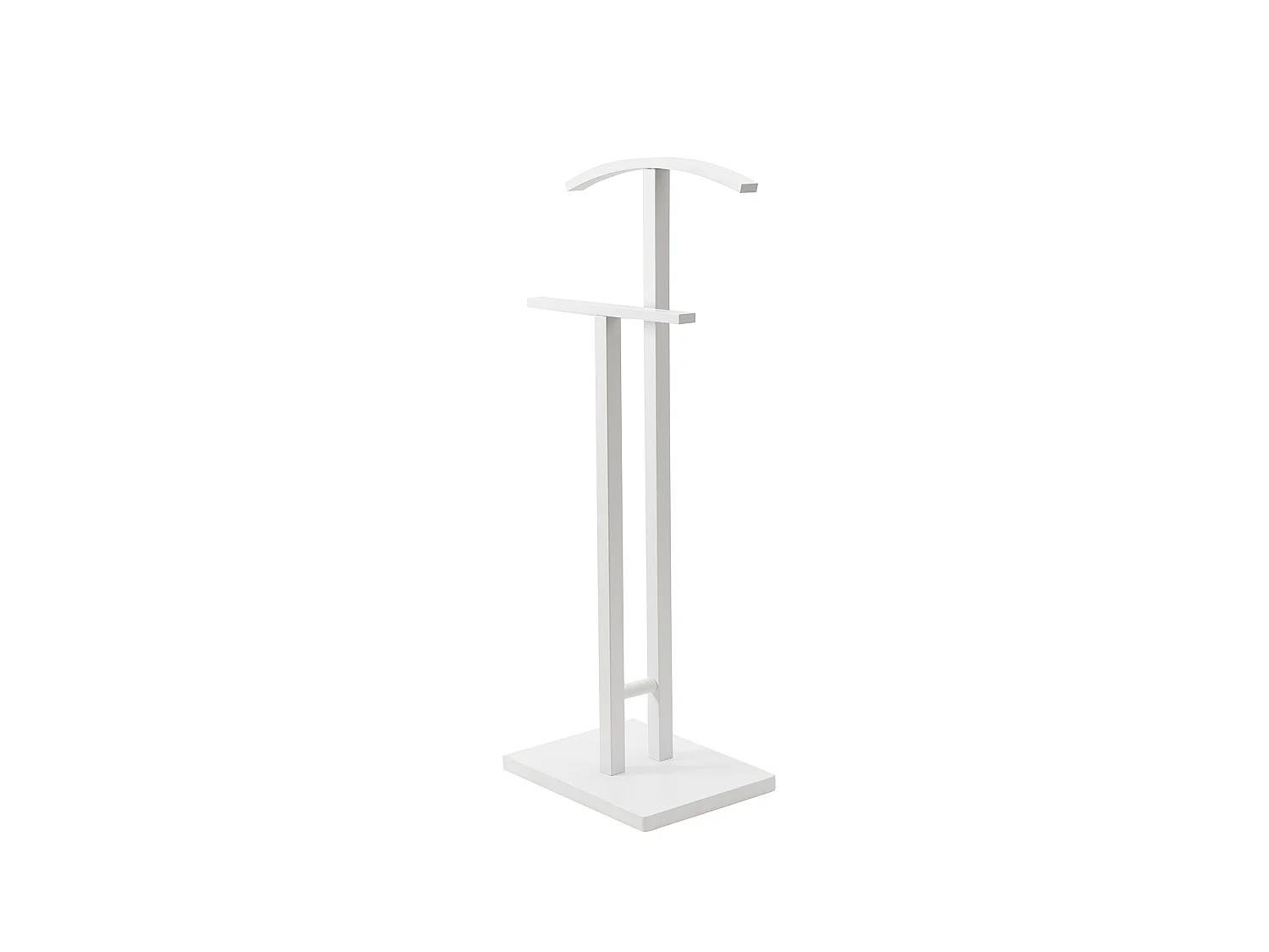 Valet de chambre - H105cm x L44cm x P29cm - bois coloris blanc - Nordique