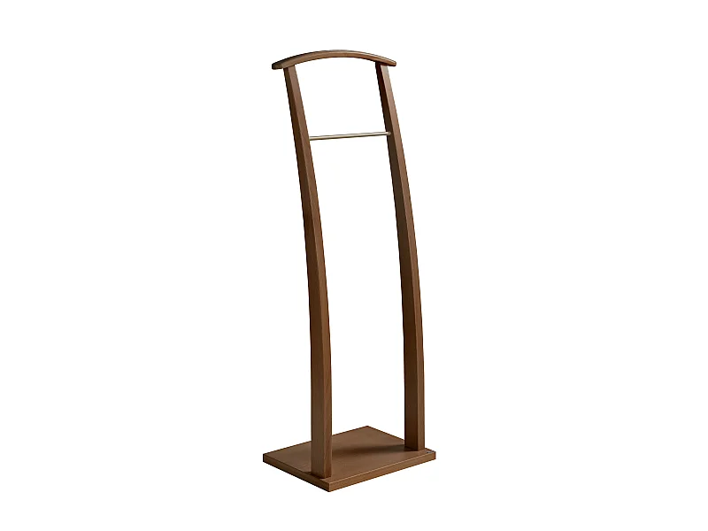 Cabide - A117cm x L40cm x F28cm - faia maciça nogueira - Curves