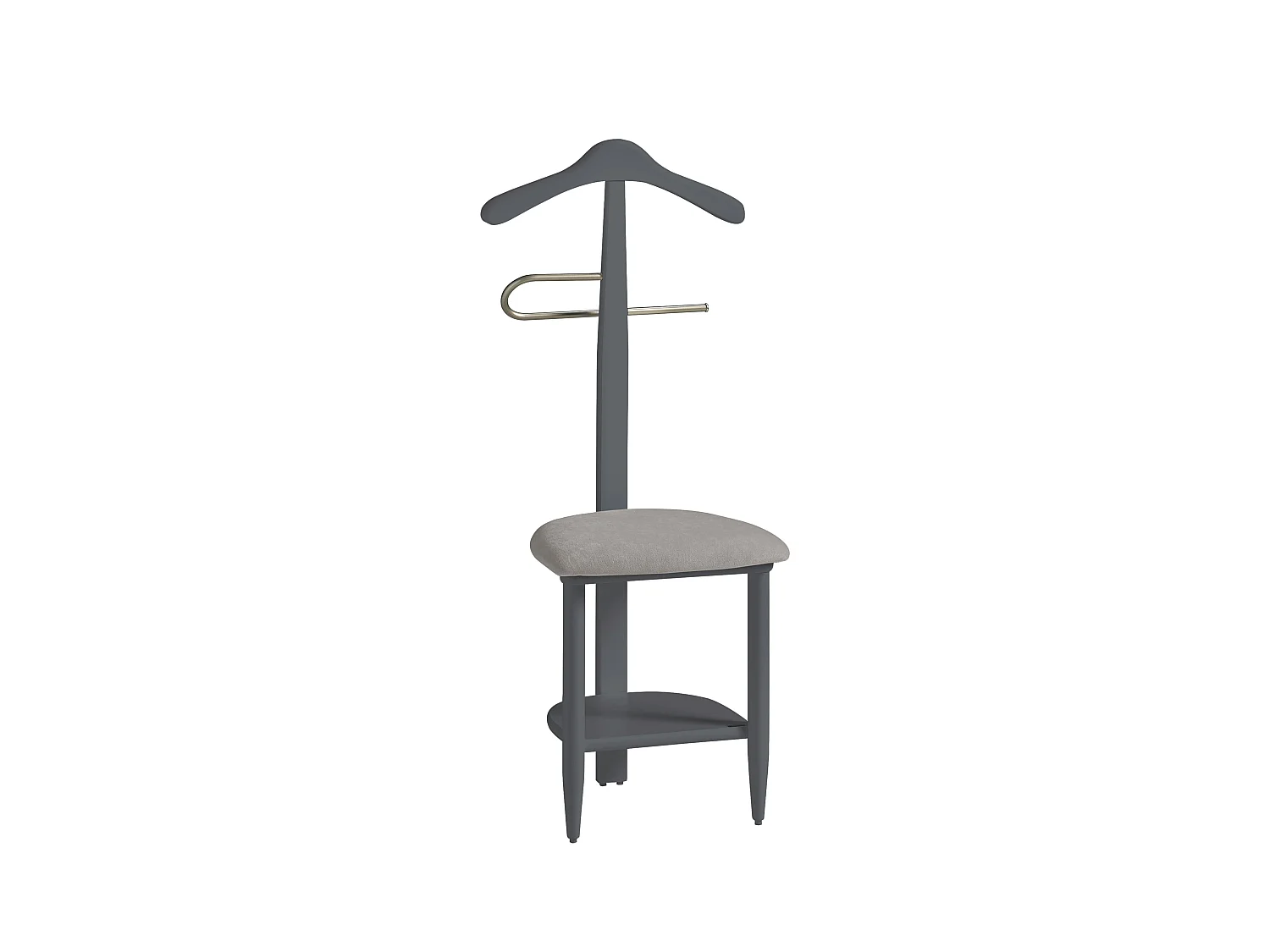 Cabide - A105cm x L45cm x F41cm - faia maciça grafite - Sedie