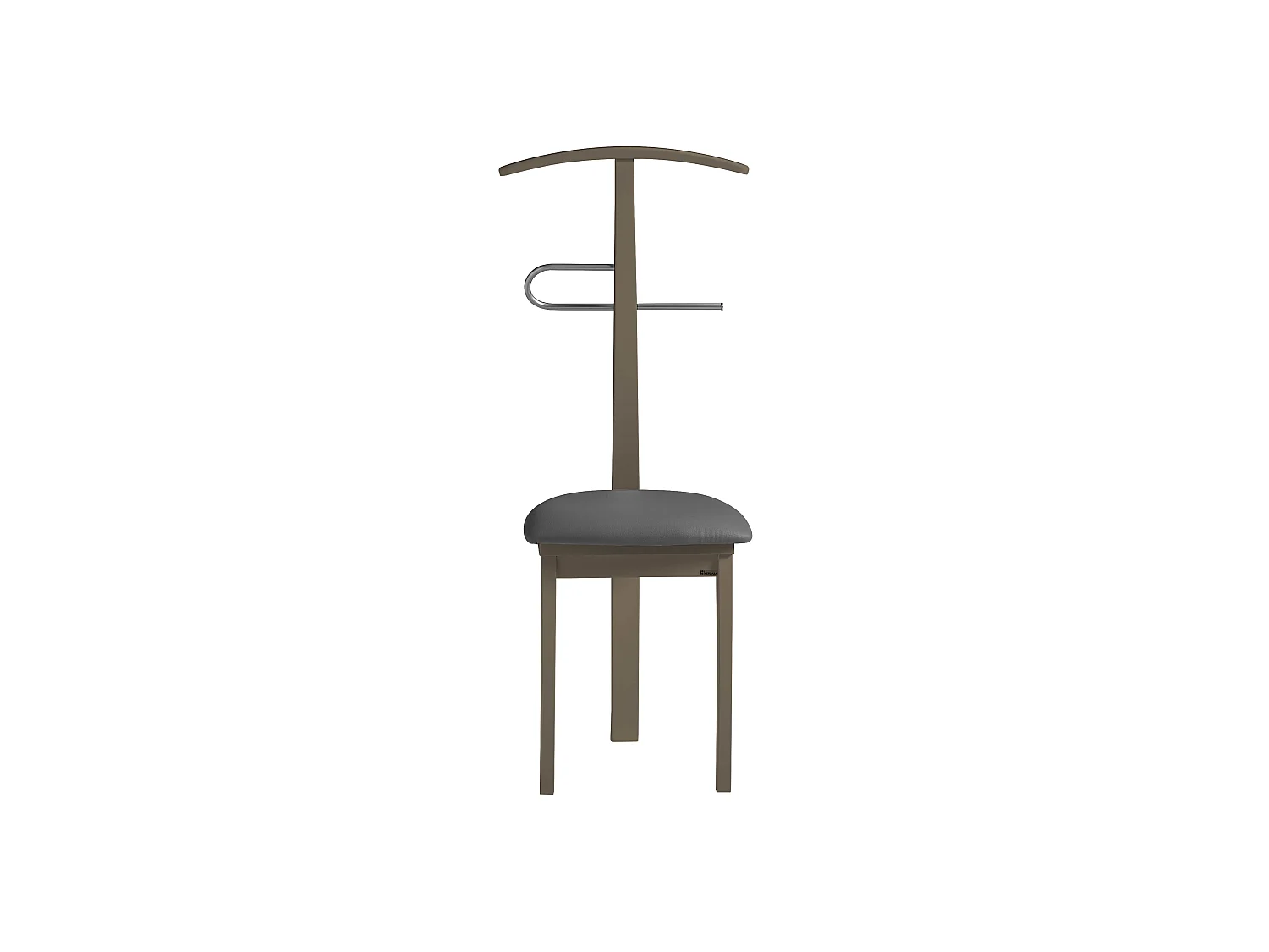 Valet de nuit - H108cm x L46cm x P44cm - hêtre massif moka - Stilizzato