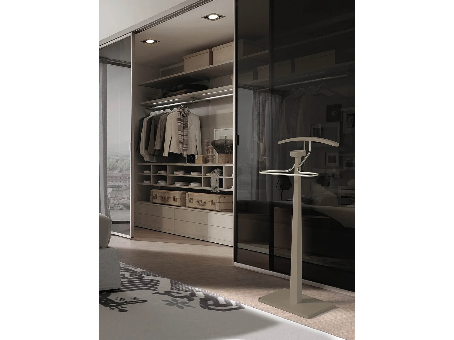 Cabide - A112cm x L46cm x F34cm - faia maciça moca - Monolithe