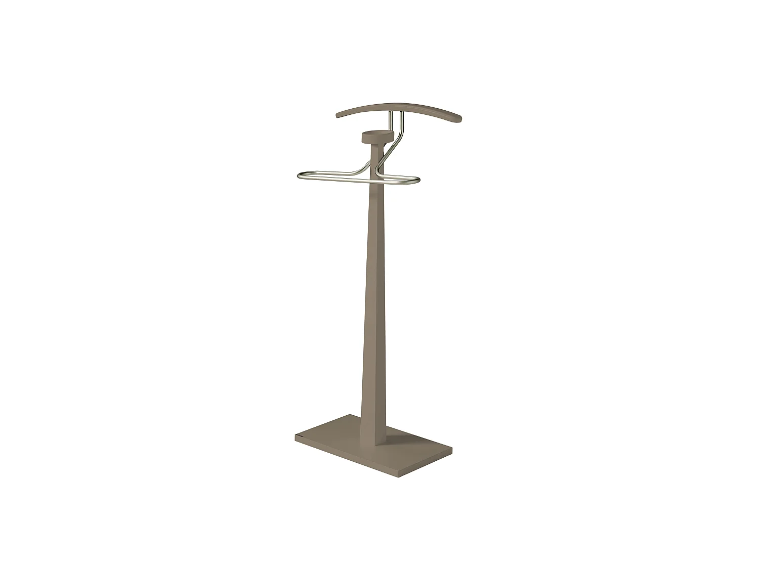 Valet de nuit - H112cm x L46cm x P34cm - hêtre massif moka - Monolithe
