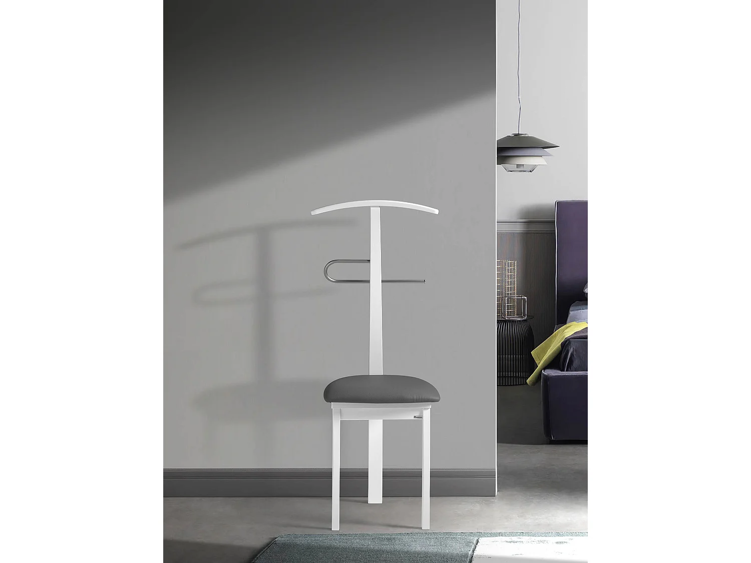 Cabide - A108cm x L46cm x F44cm - faia maciça branco - Stilizzato