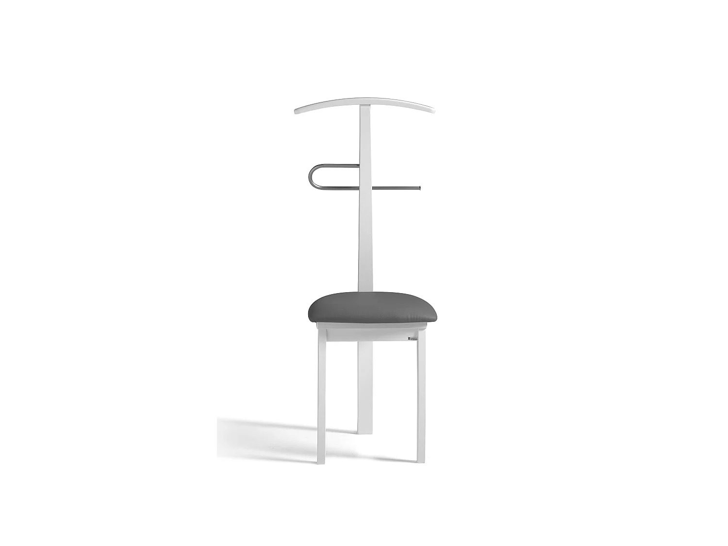 Valet de nuit - H108cm x L46cm x P44cm - hêtre massif blanc - Stilizzato
