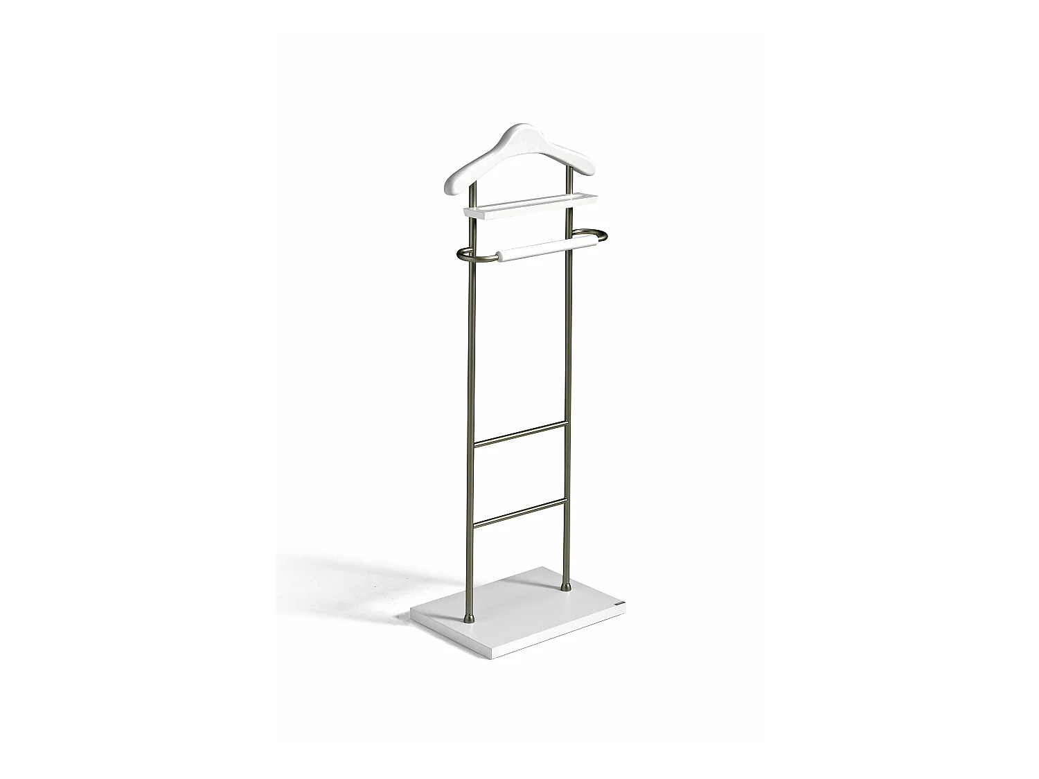 Valet de nuit - H110cm x L45cm x P28cm - hêtre massif blanc - Essence
