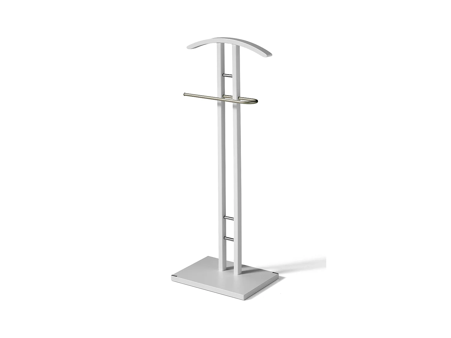 Valet de nuit - H111cm x L46cm x P28cm - hêtre massif blanc - Chicago