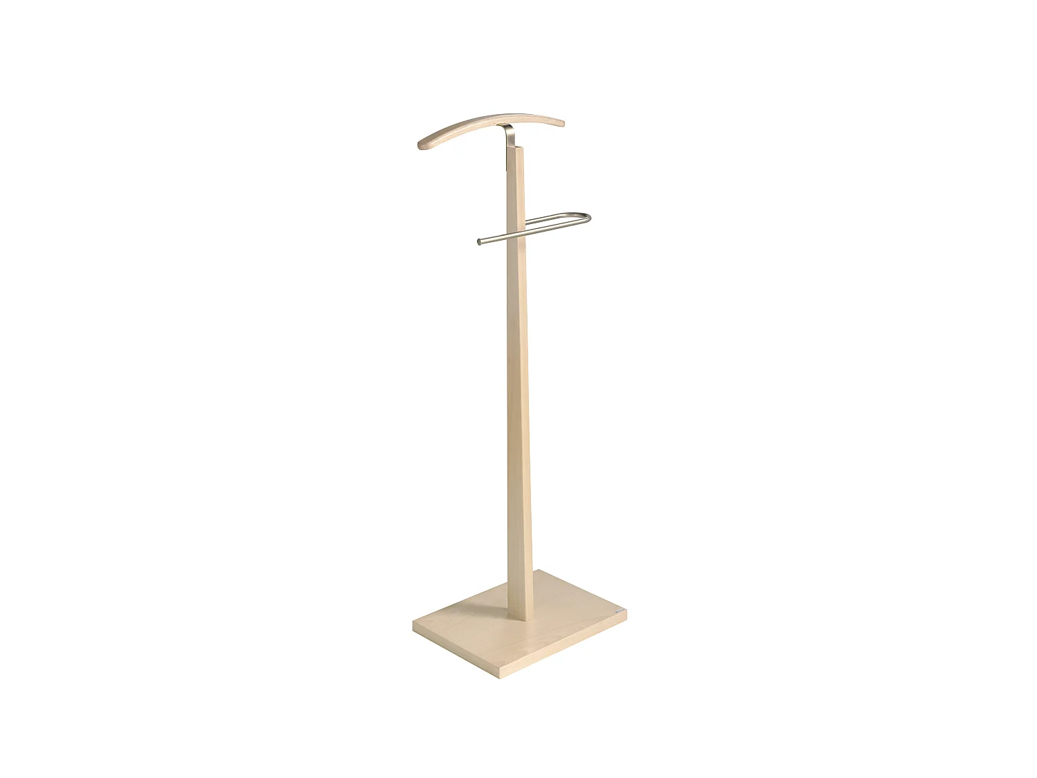 Valet de nuit - H114cm x L48cm x P28cm - hêtre massif chêne clair - Smart