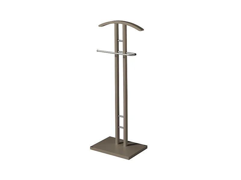 Valet de nuit - H111cm x L46cm x P28cm - hêtre massif moka - Chicago