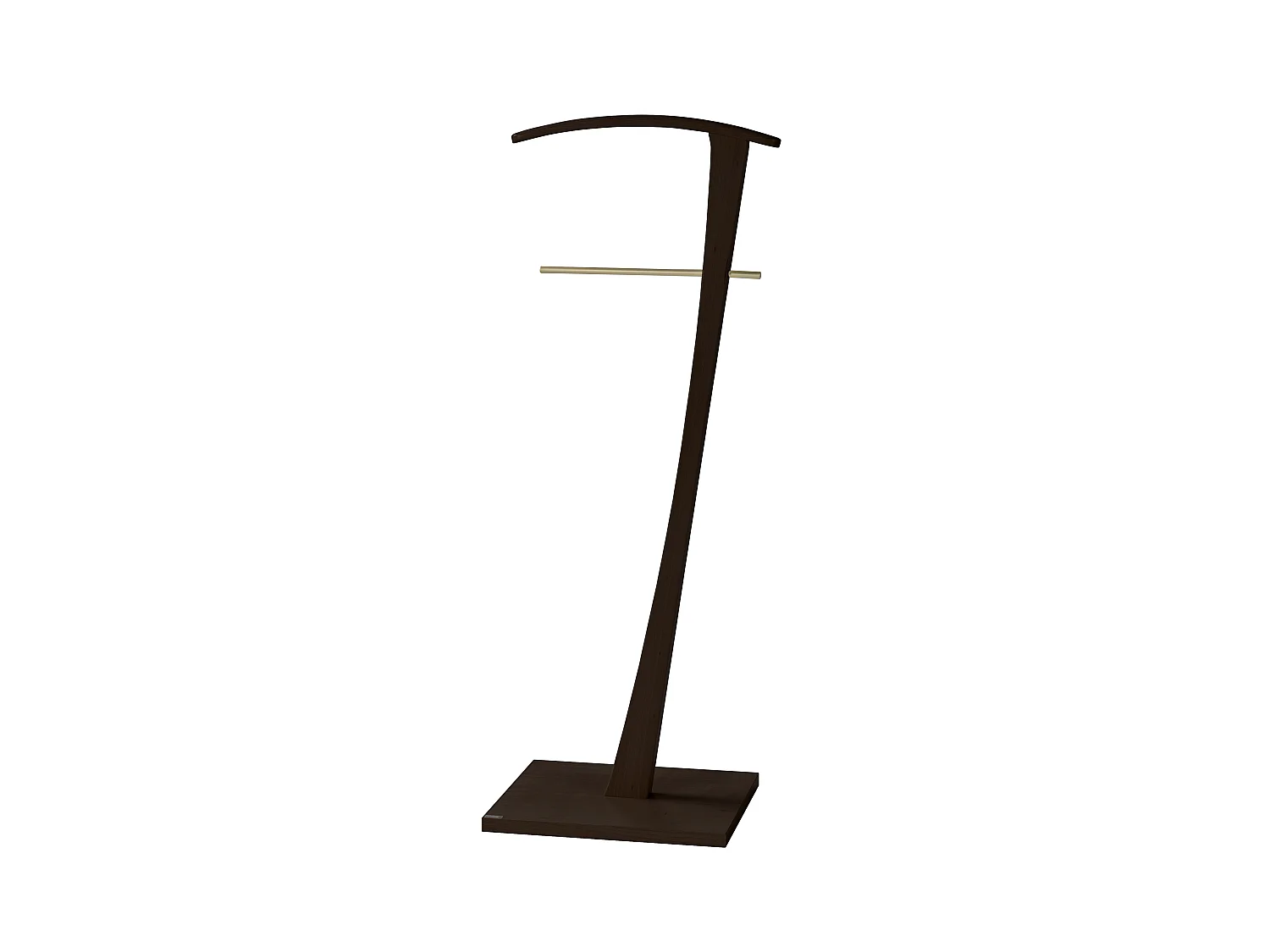 Valet de nuit - H115cm x L48cm x P28cm - hêtre massif wenge - Lindes