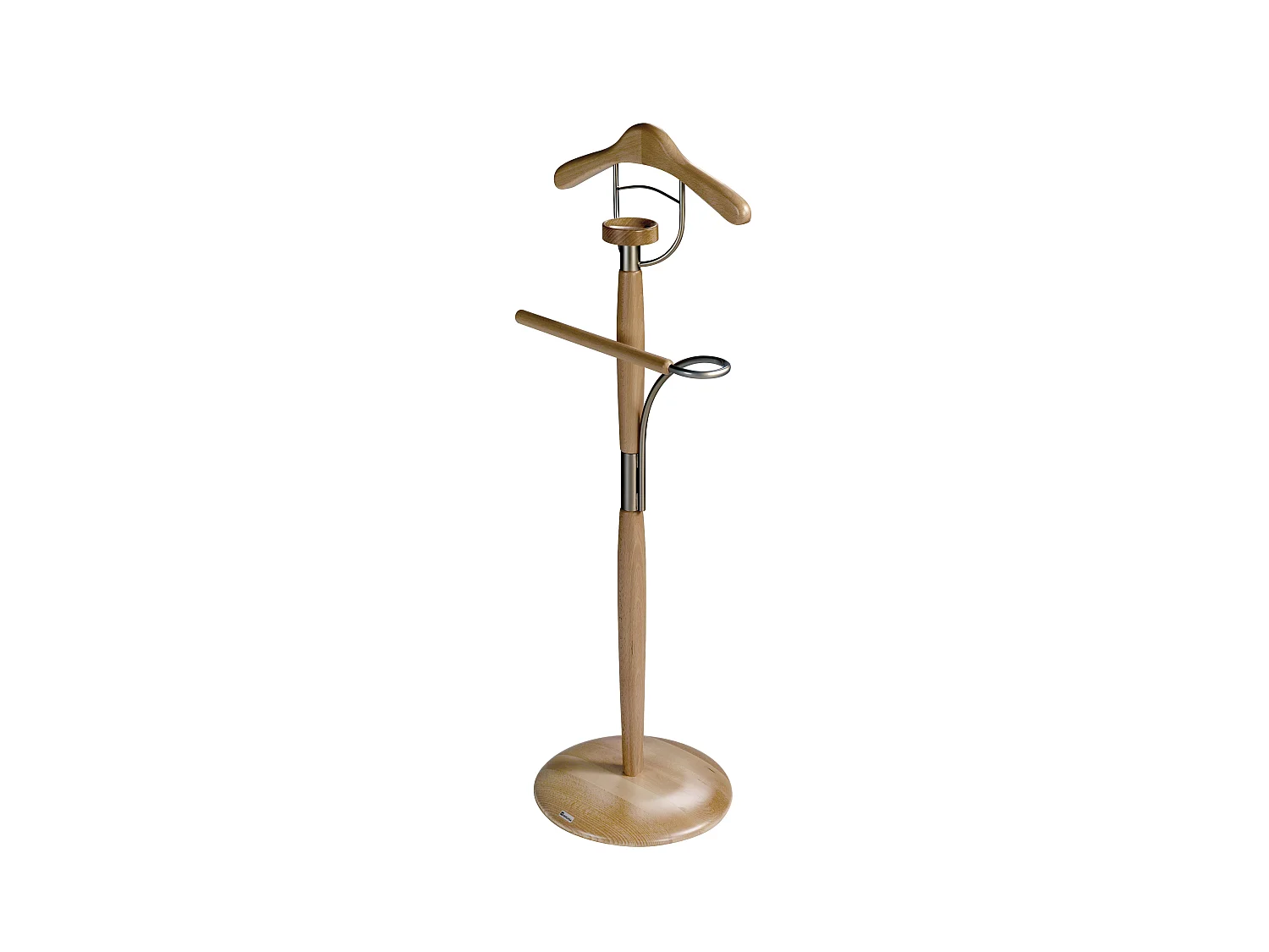 Valet de nuit - H110cm x L45cm x P32cm - hêtre massif chêne - Milano