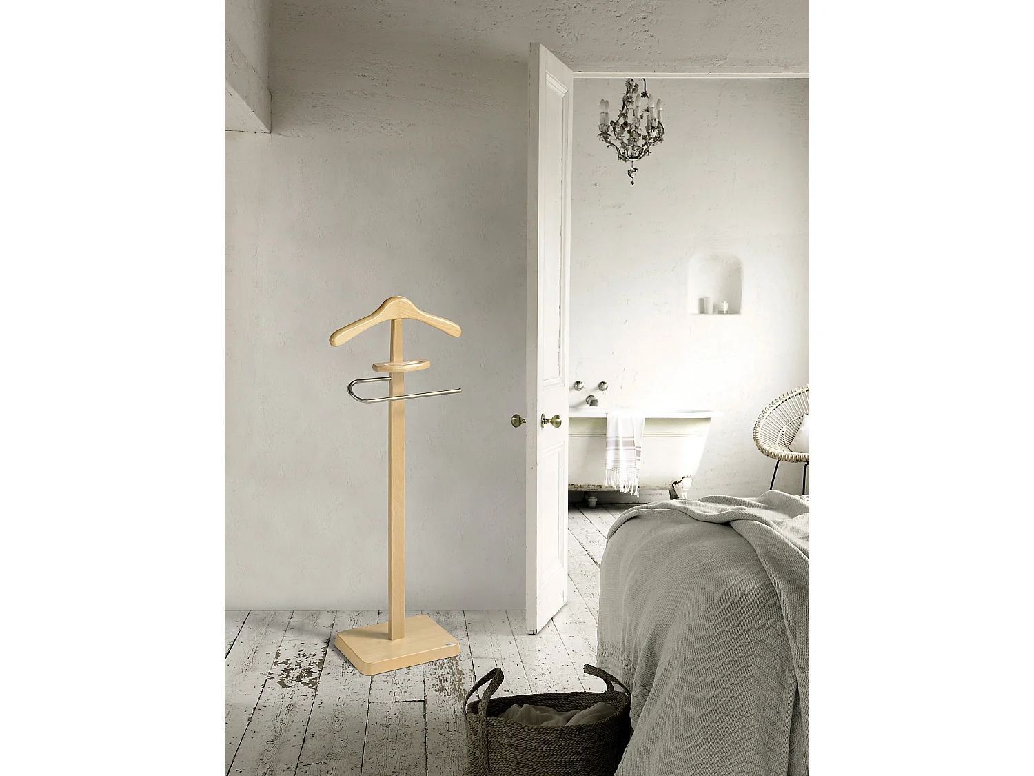 Cabide - A112cm x L46cm x F34cm - faia maciça natural - Always