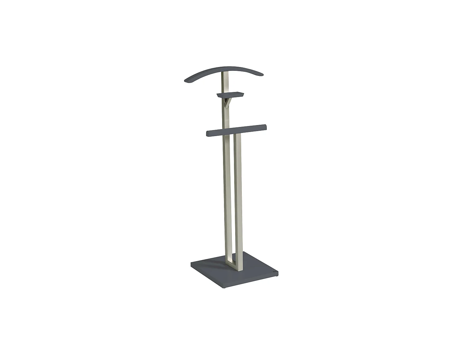 Valet de nuit - H116cm x L46cm x P34cm - hêtre massif gris graphite - New York