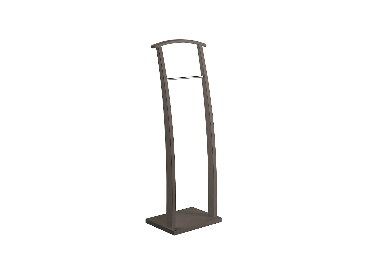 Valet de nuit - H117cm x L40cm x P28cm - hêtre massif moka - Curves