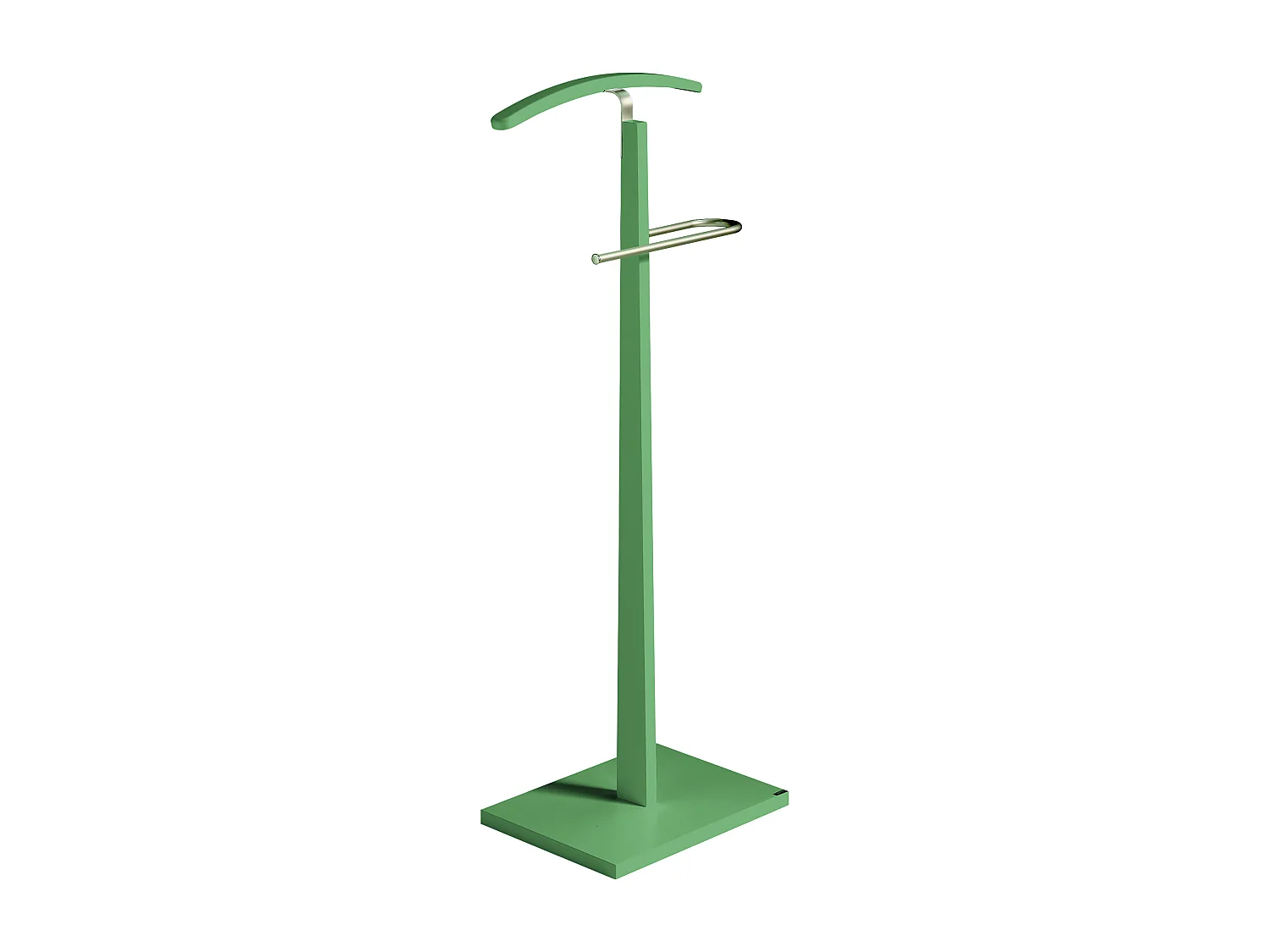 Valet de nuit - H114cm x L48cm x P28cm - hêtre massif vert - Smart