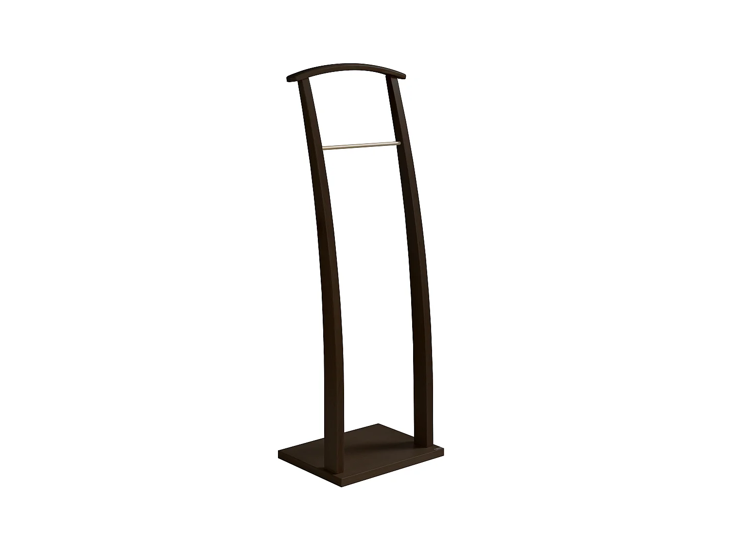 Valet de nuit - H117cm x L40cm x P28cm - hêtre massif wenge - Curves