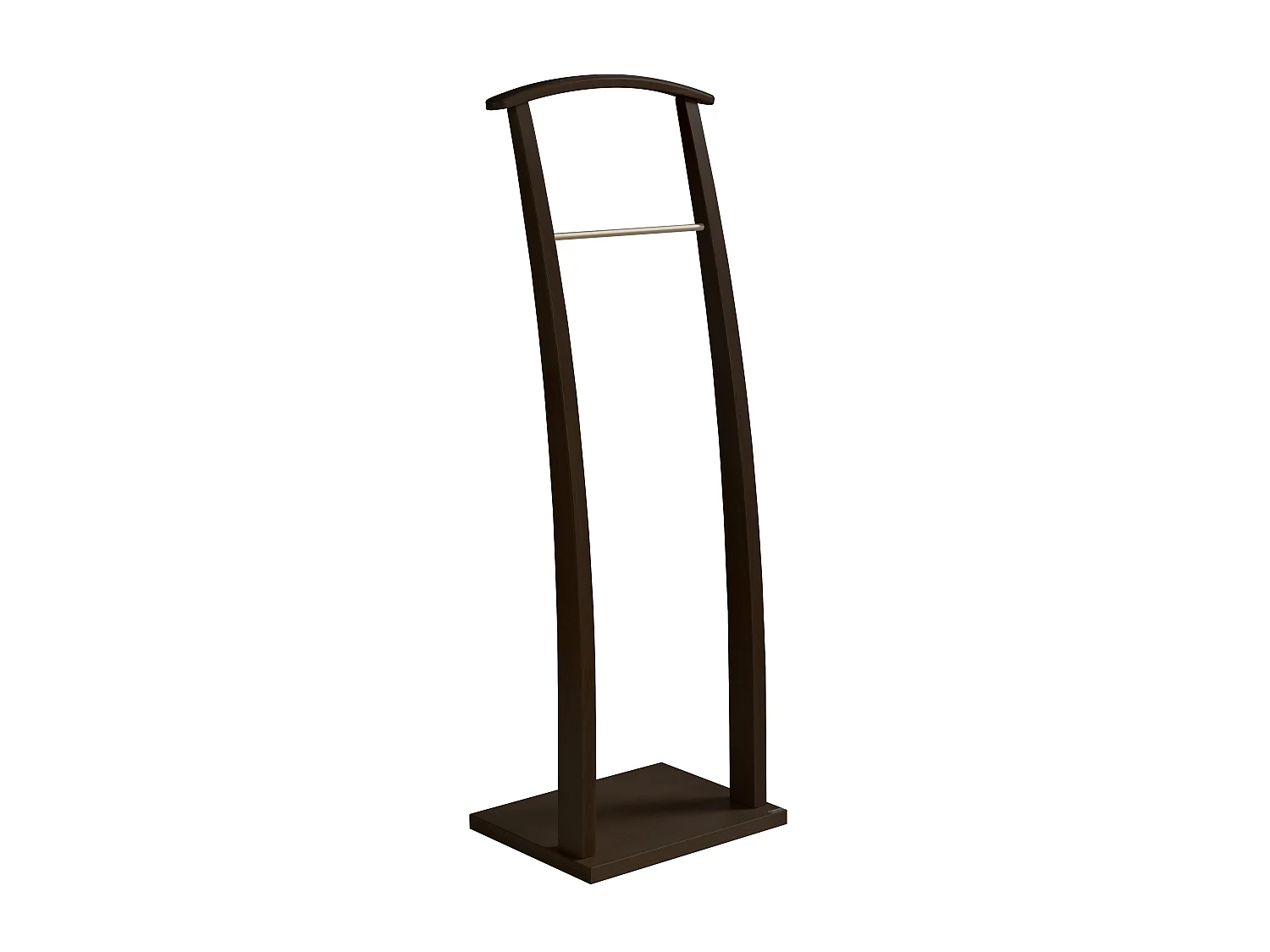 Valet de nuit - H117cm x L40cm x P28cm - hêtre massif wenge - Curves