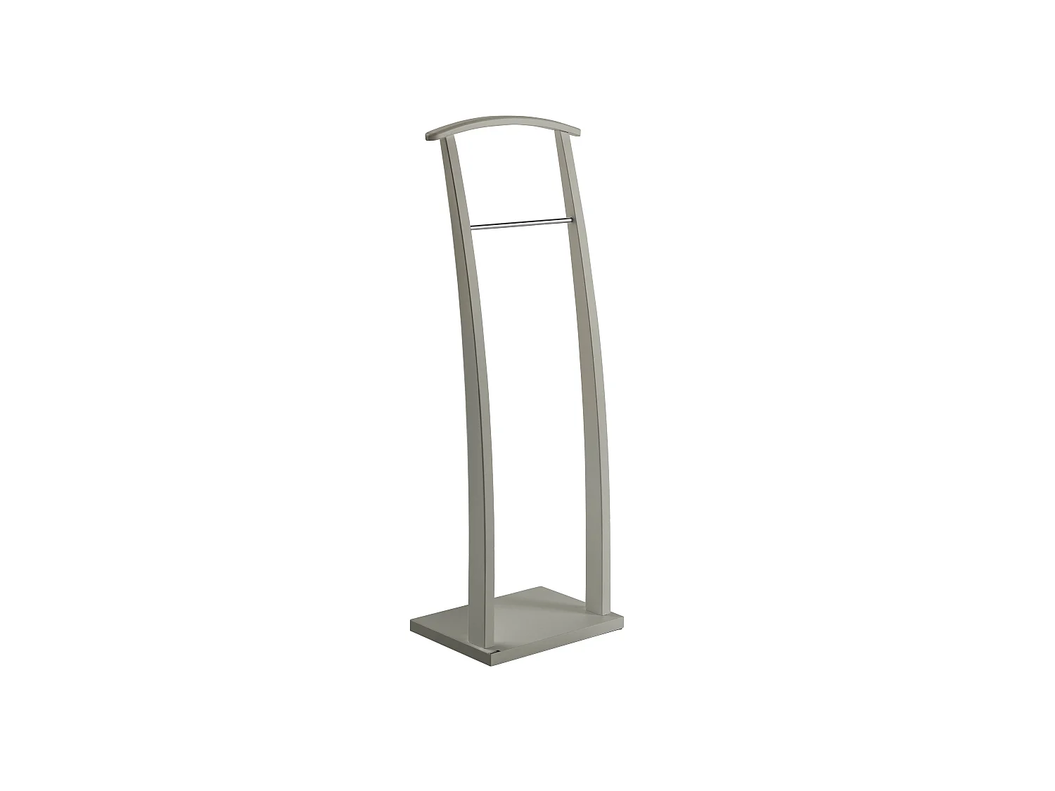 Valet de nuit - H117cm x L40cm x P28cm - hêtre massif taupe - Curves