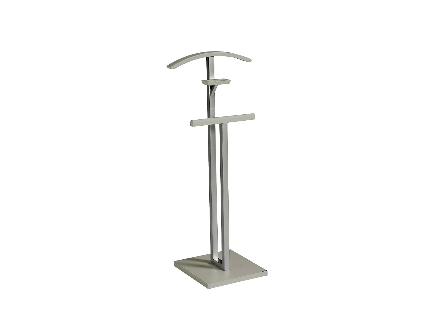 Valet de nuit - H116cm x L46cm x P34cm - hêtre massif taupe - New York
