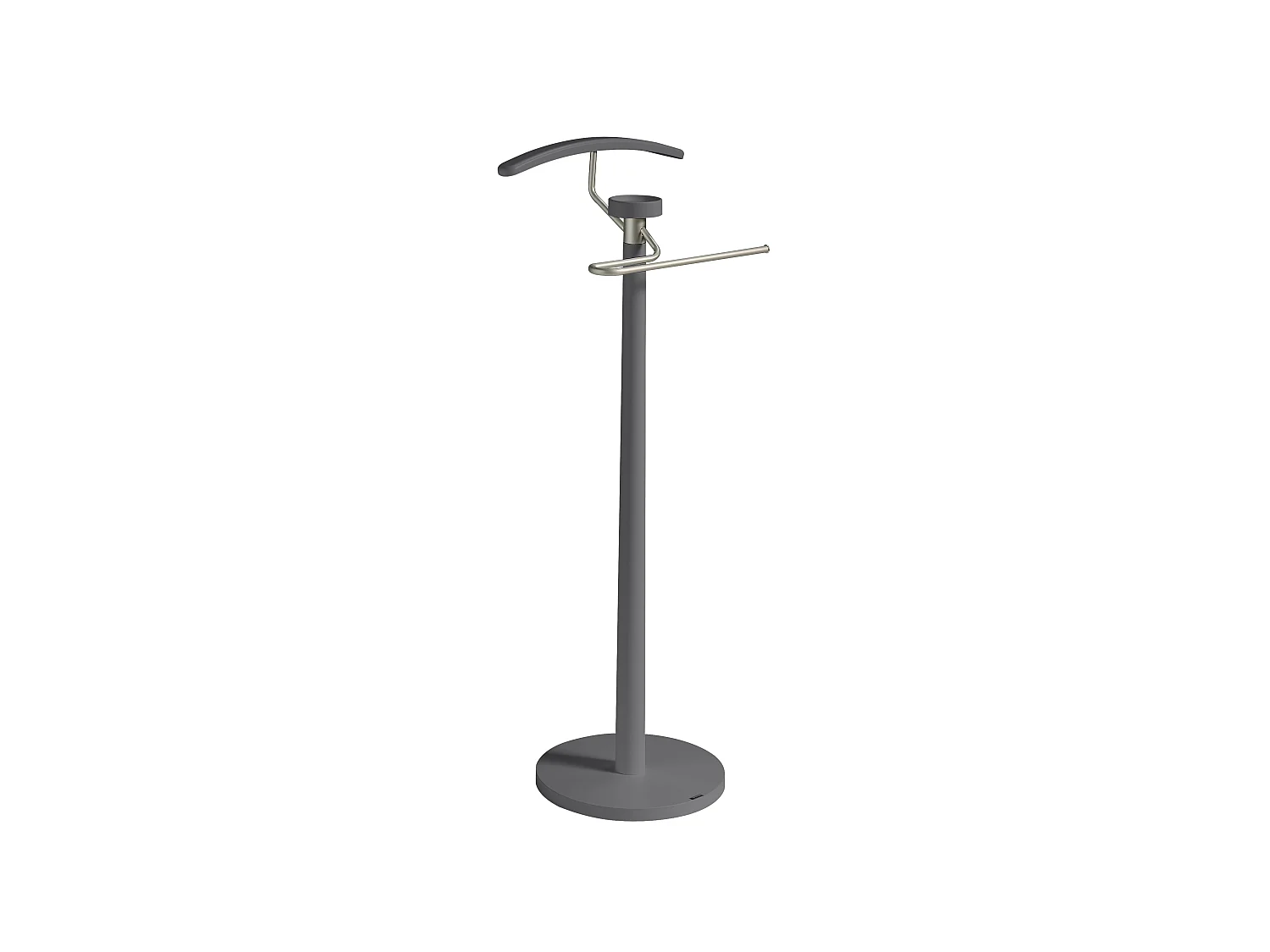 Valet de nuit - H112cm x L46cm x P34cm - hêtre massif gris - Bold