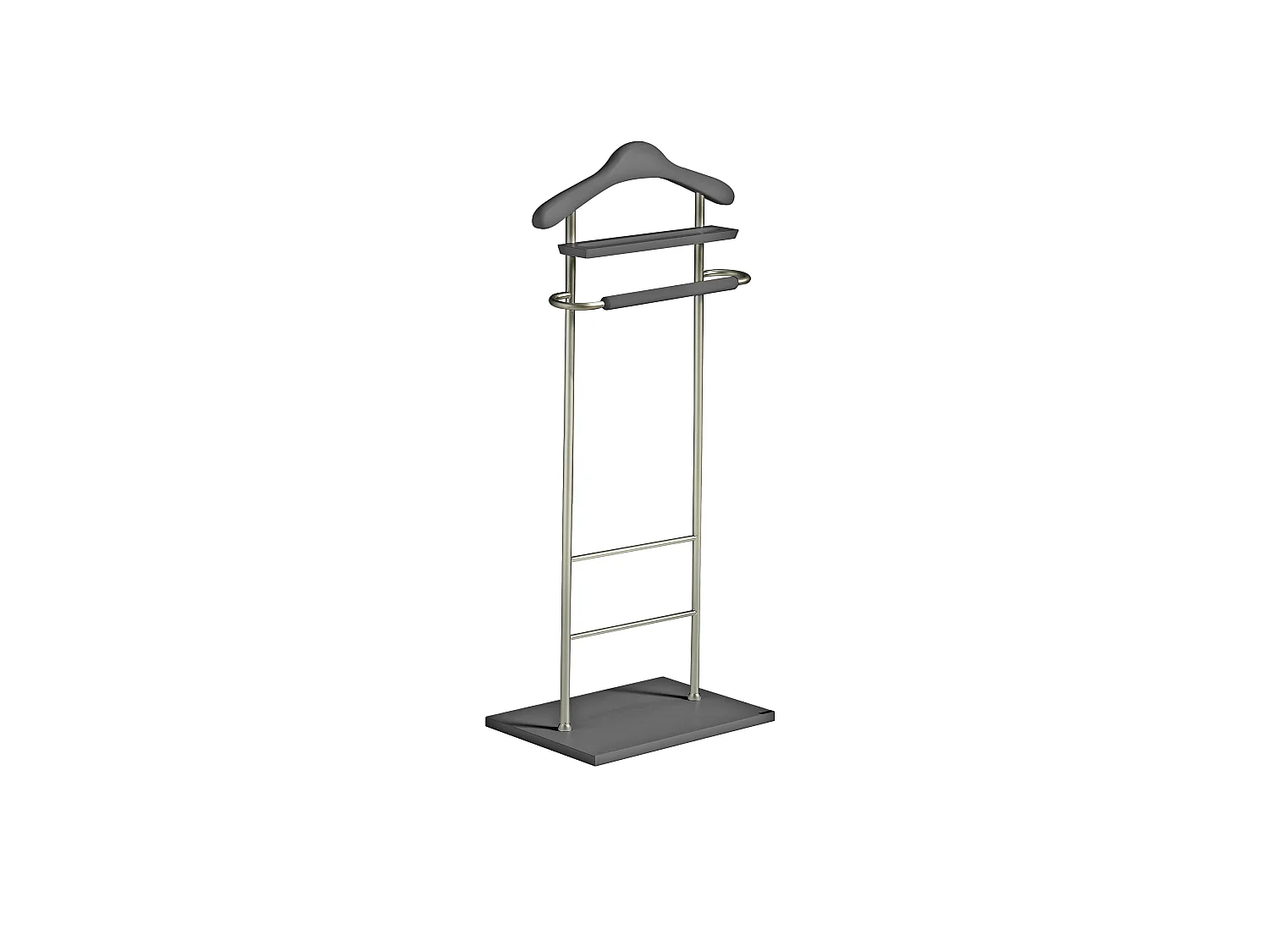 Valet de nuit - H110cm x L45cm x P28cm - hêtre massif gris - Essence